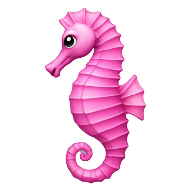 Pink Seahorse sticker
