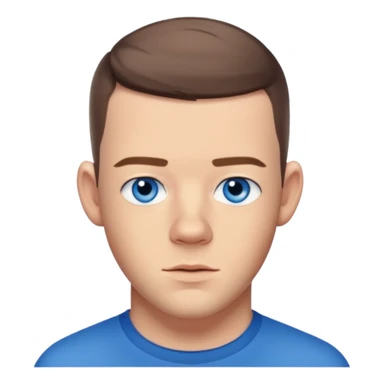 Russell Tovey with blue eyes sticker