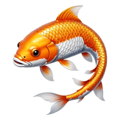Koi fish sticker