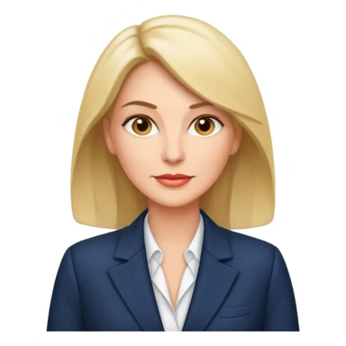 business woman in her forties sticker