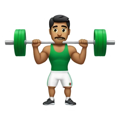 Mexican lifting weights  sticker