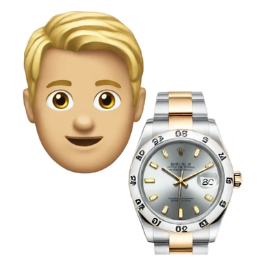 Rolex emoji sticker