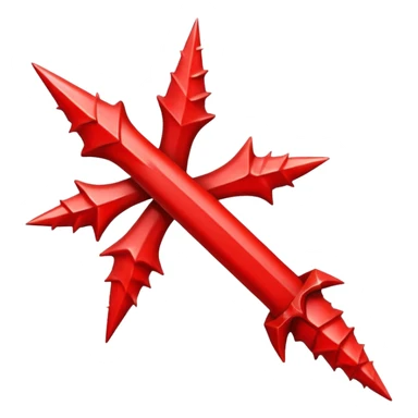 red thorn sticker