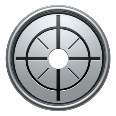 gun sight crosshairs sticker