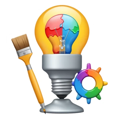 creative department icon sticker