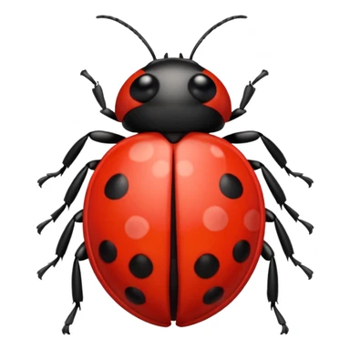 Lady bug sticker