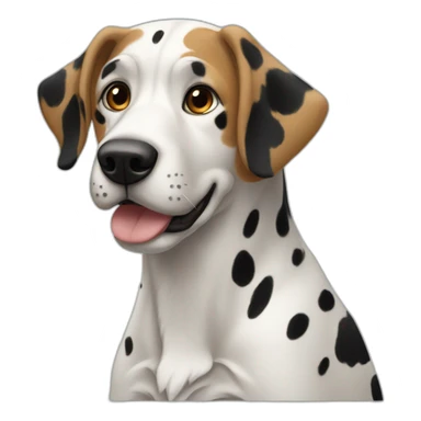 Dalmatiner winkend sticker