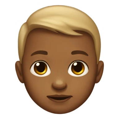 baby batman with tan skin  sticker