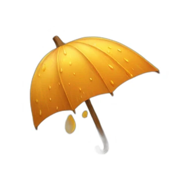 Rain autumn sticker