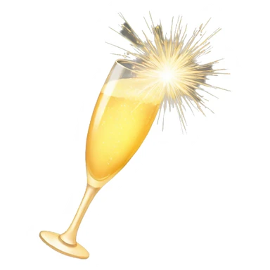 sparkler champagne sticker
