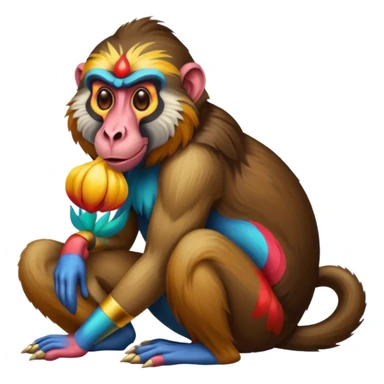 Mandrill sticker