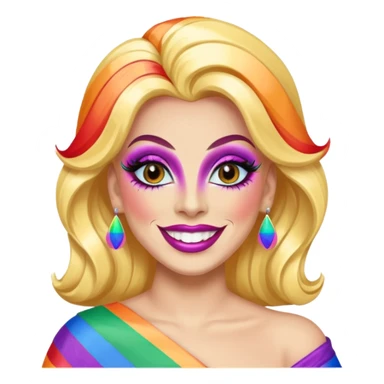 drag queen pride sticker