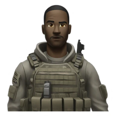 Ghost call of duty sticker