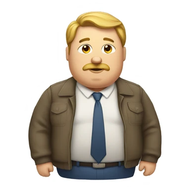 overweight communist sticker