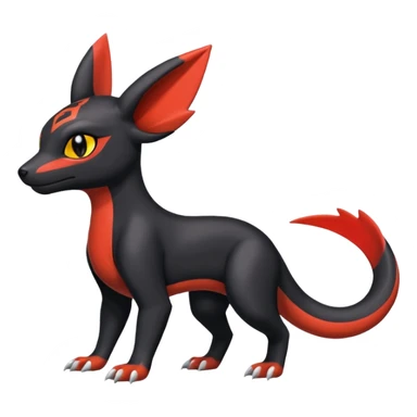 Umbreon-Salandit-Houndour-Charmeleon-Guilmon-fusion sticker