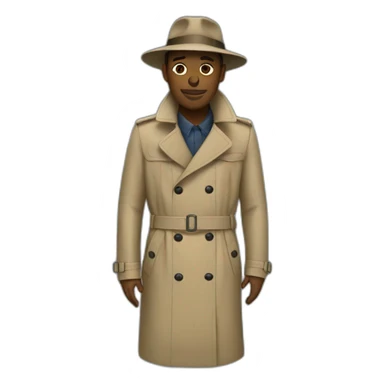 trench-coat sticker