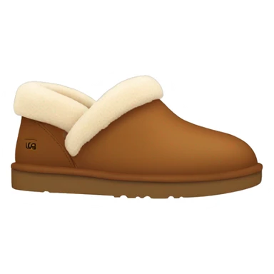 Tazman chestnut coloured Ugg slippers sticker
