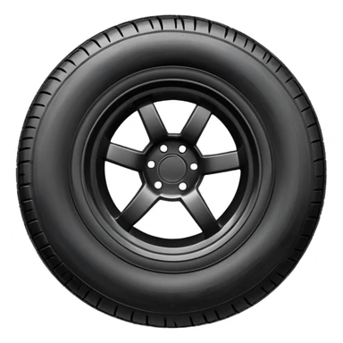 Deflated tire sticker