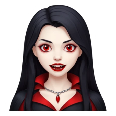 Sweet Vampire Girl sticker