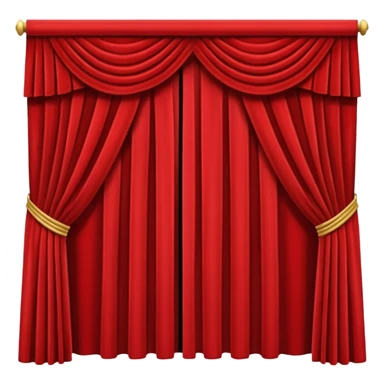 create a series of images for Theatre soft goods Inventory showing theatre curtains sticker