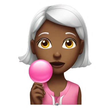 girl with bubblegum sticker