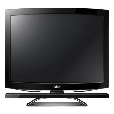 curved oled television sticker