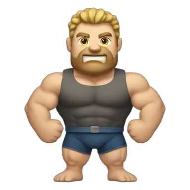 Strongman sticker