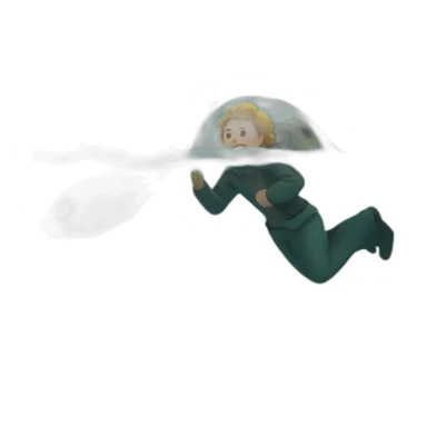 Jonah inside the fish sticker