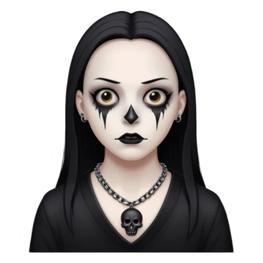 horror neckless sticker