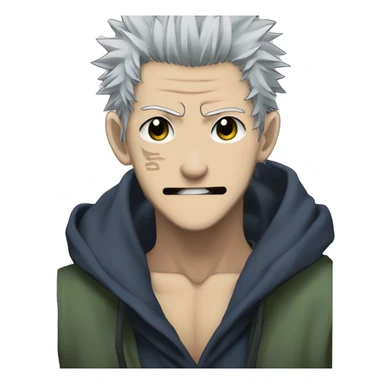 Itadori from jujutsu kaisen sticker