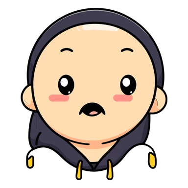 Crying face with tears sticker