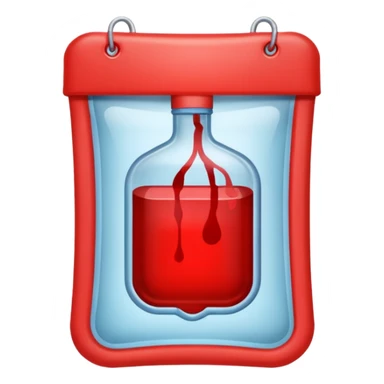 Blood bag sticker