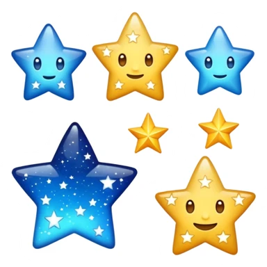 cute ones please stars  sticker