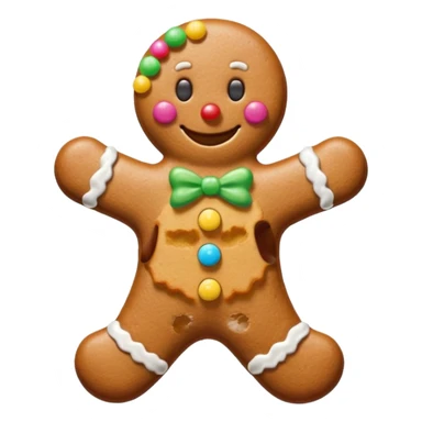 Christmas gingerbread sticker