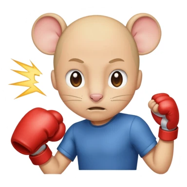 Beating mouse sticker