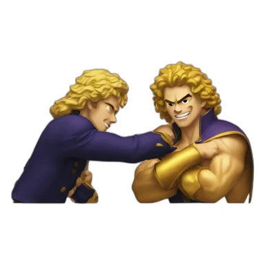 Dio Blando and The World sticker