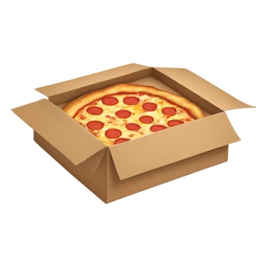 Empty pizza box  sticker