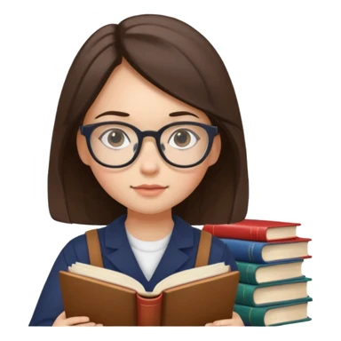 lecture girl sticker