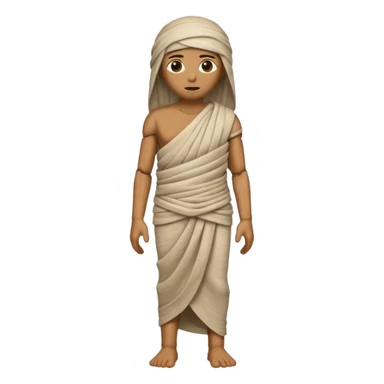full body mummy sticker