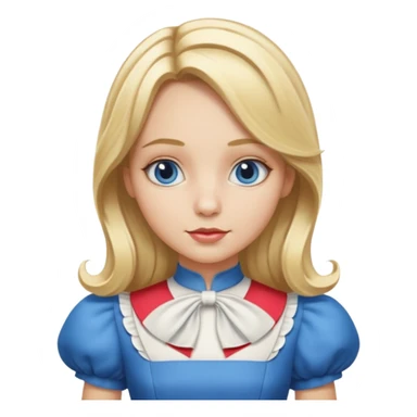 MAKE A ALICE AND THE WONDER LAND EMOJI sticker