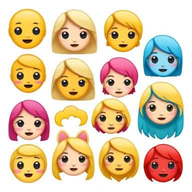 Cute cartoon sticker, simple flat design, bold outline, bright colors, chibi style, expressive face, minimal background, vector style, high contrast, emoji-like, transparent background, sticker pack style sticker