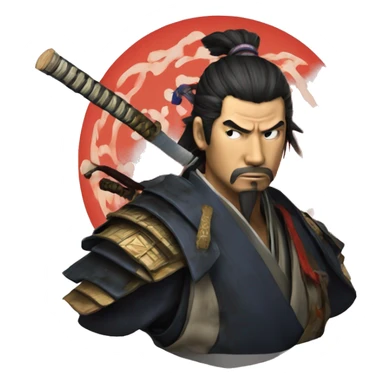 Onimusha, Miyamoto MUSHASHİ sticker