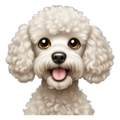 Toy poodle  sticker