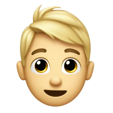 shy emoji with finger pointing together sticker