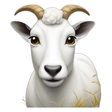 Une chèvre rappeuse  sticker