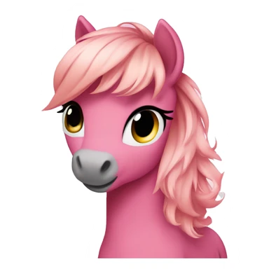 Pony in pink dress nice  sticker