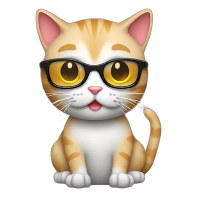 vape mascotte cat sticker