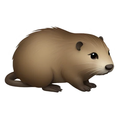 Cute Nutria animal sticker
