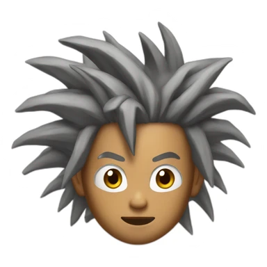 Super Saiyan with dreads sticker