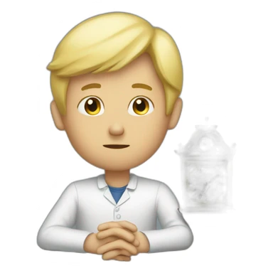 persson waiting watching clock sticker